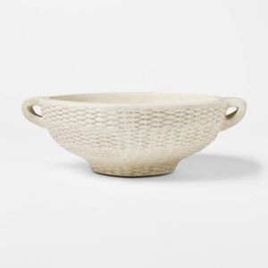 Threshold Designed With Studio McGee Woven Texture Ceramic Bowl Cream